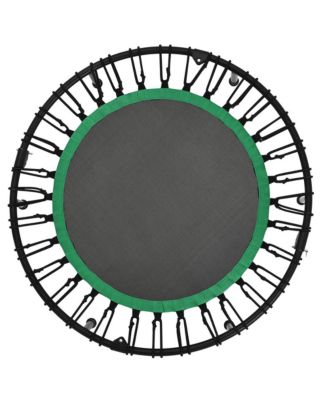 Rebounder Trampoline for Adults with Bungee Cords, Portable Fitness Exercise Mini Trampoline Without Handle