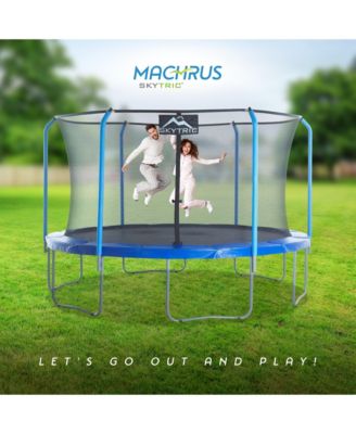 13 FT Round Trampoline Set with Premium Top-Ring Flex Frame Safety Enclosure System