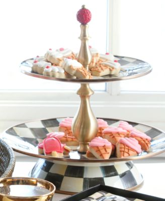 Courtly Check 2-Tier Sweet Stand
