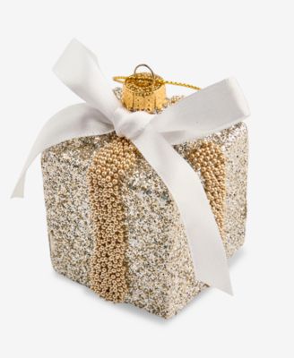 Christmas Glitters Glass Gift Ornament, Macy's Exclusive