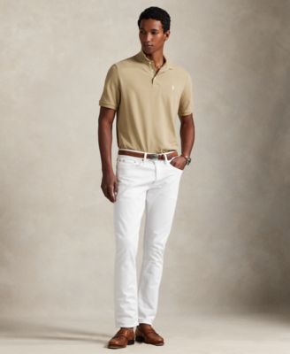 Men's Classic-Fit Stretch Mesh Polo Shirt