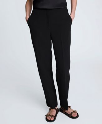 Kenneth Cole - Women's Luxe Twill Straight-Leg Pants