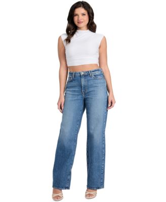 GUESS - Women's High Rise Straight-Leg Jeans