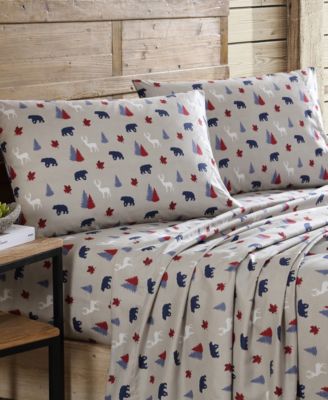 Lodge 100-Thread Count Microfiber 4-Pc. Sheet Set, Queen