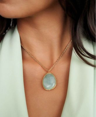 Amazonite Pendant Necklace