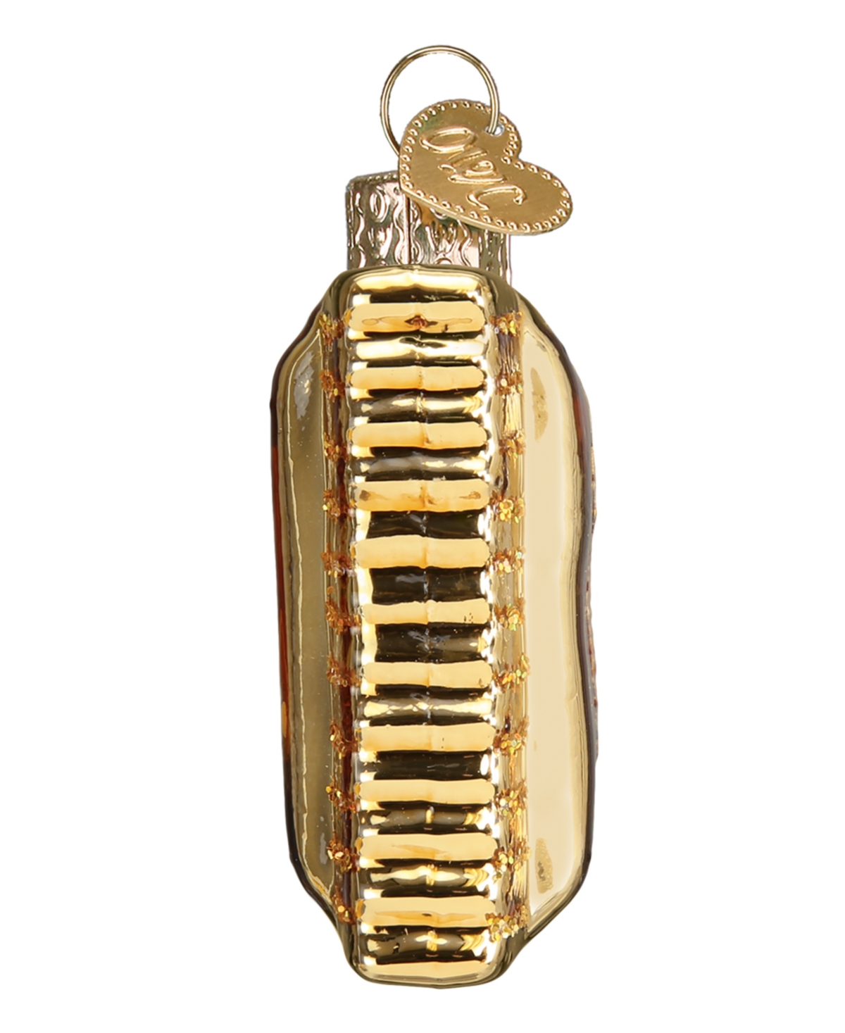 Old World Christmas 4" Mars Wrigley Candies Twix Candy Ornament In Gold