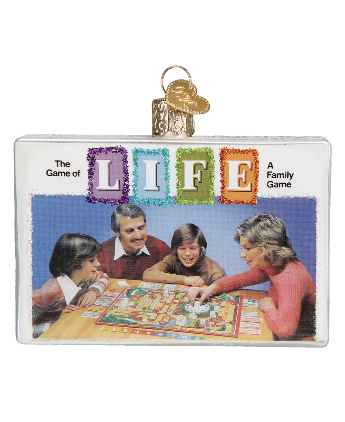 Old World Christmas 2.75" Hasbro The Game of Life Ornament