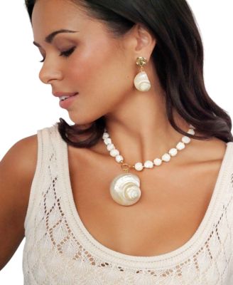 Sunken Treasure Shell Pendant Necklace