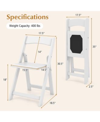 Set of 16 Dining Chairs w/ Rubber Wood Legs & Padded Seat for Home Office Events