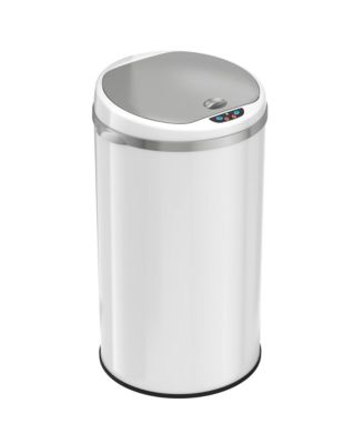 8 Gallon / 30 Liter Stainless Steel Sensor Kitchen Trash Can with Odor Filter