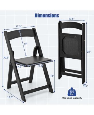 Set of 12 Dining Chairs w/ Rubber Wood Legs & Padded Seat for Home Office Events