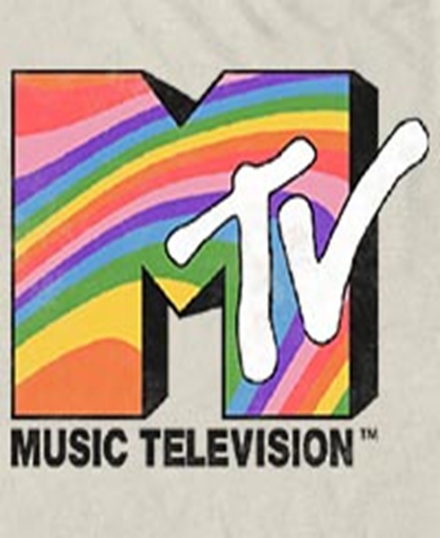Мужская футболка Fifth Sun Rainbow Television Short Sleeve, цвет: Натуральный — фото 3