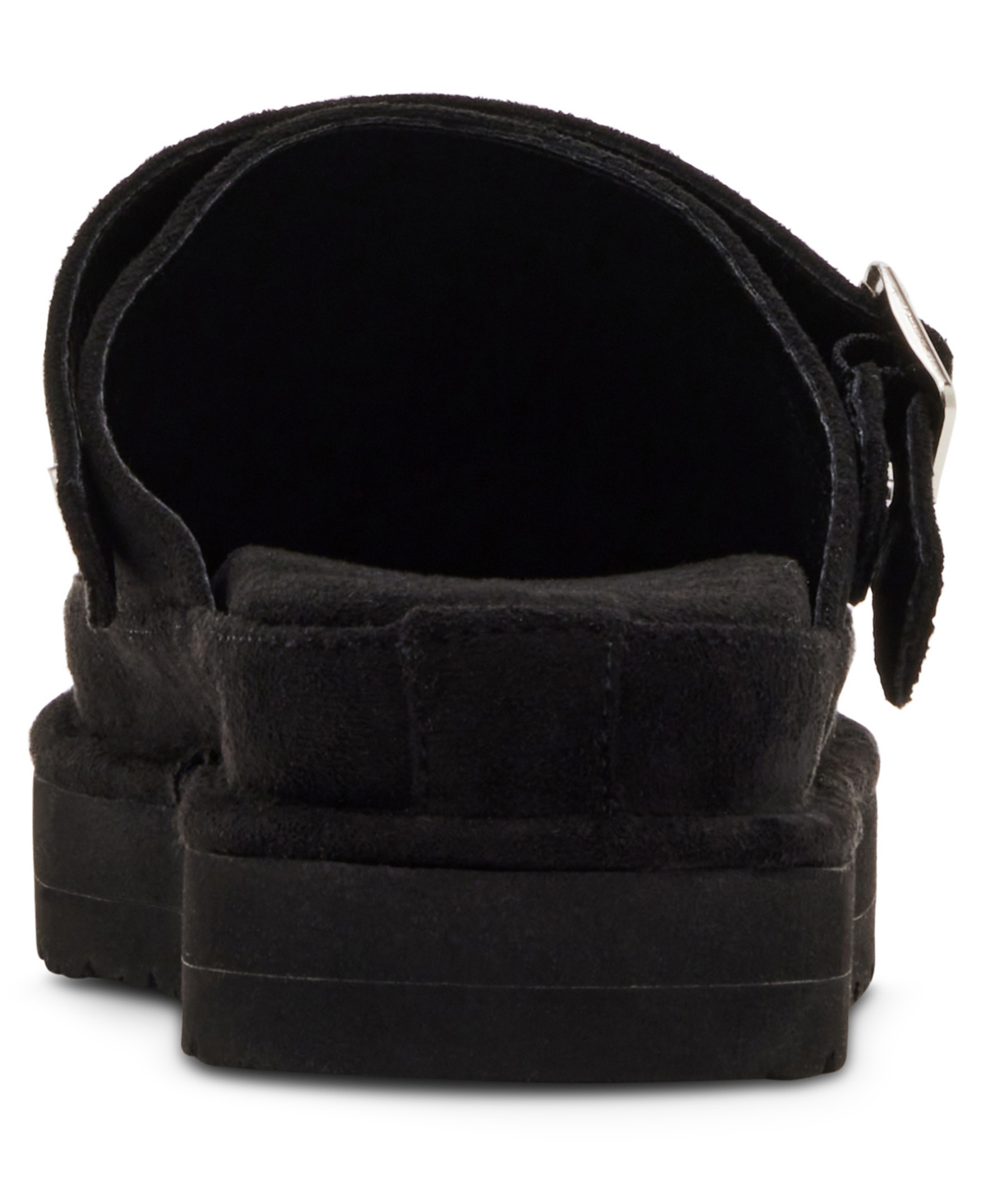 Madden Girl Graham Platform Slingback Clog Mules In Black