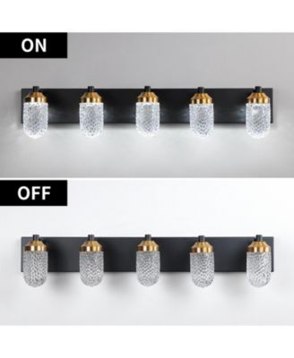 Vanity Lights With 5 LED Bulbs For Bathroom Lighting