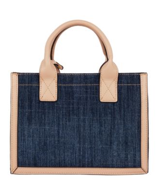 Bombe Logo Denim Tote
