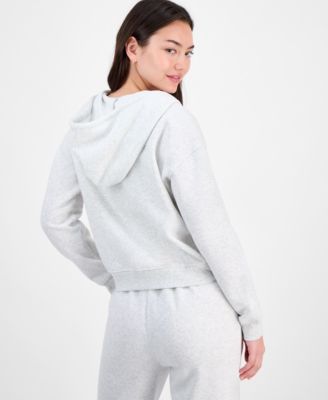 Juniors' Novelty Fleece Zip-Up Hoodie