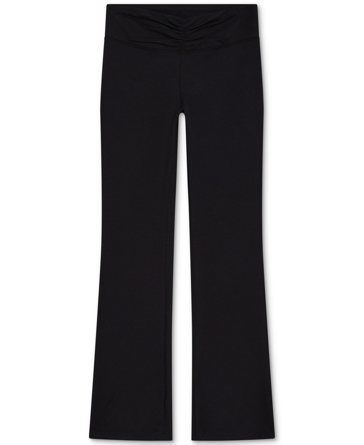 Champion Big Girls Cotton-blend Flared Leggings In Black
