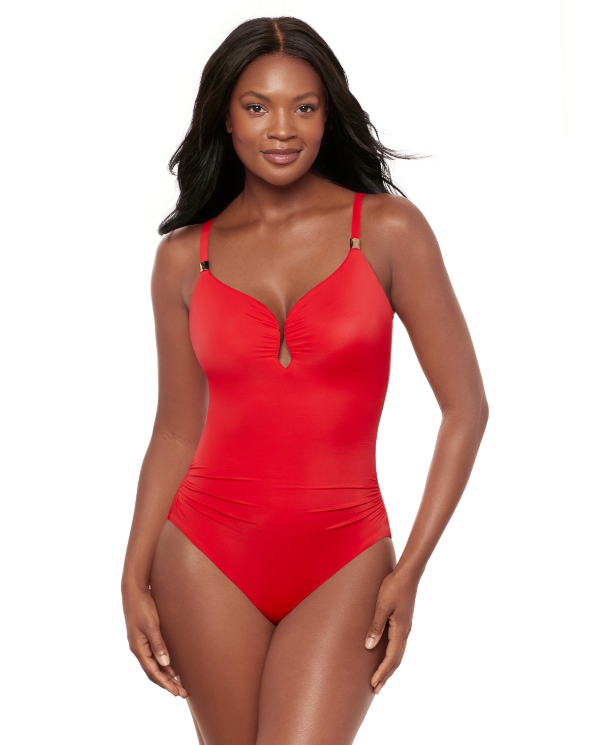 Miraclesuit ® Razzle Dazzle Antheia Underwire One-piece Swimsuit In Red
