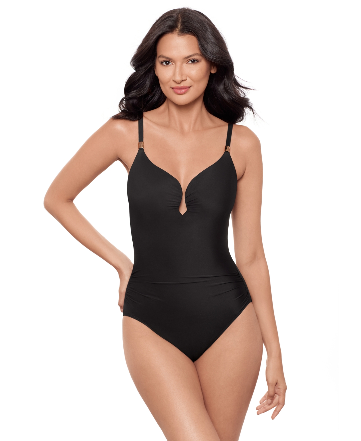 Miraclesuit ® Razzle Dazzle Antheia Underwire One-piece Swimsuit In Black