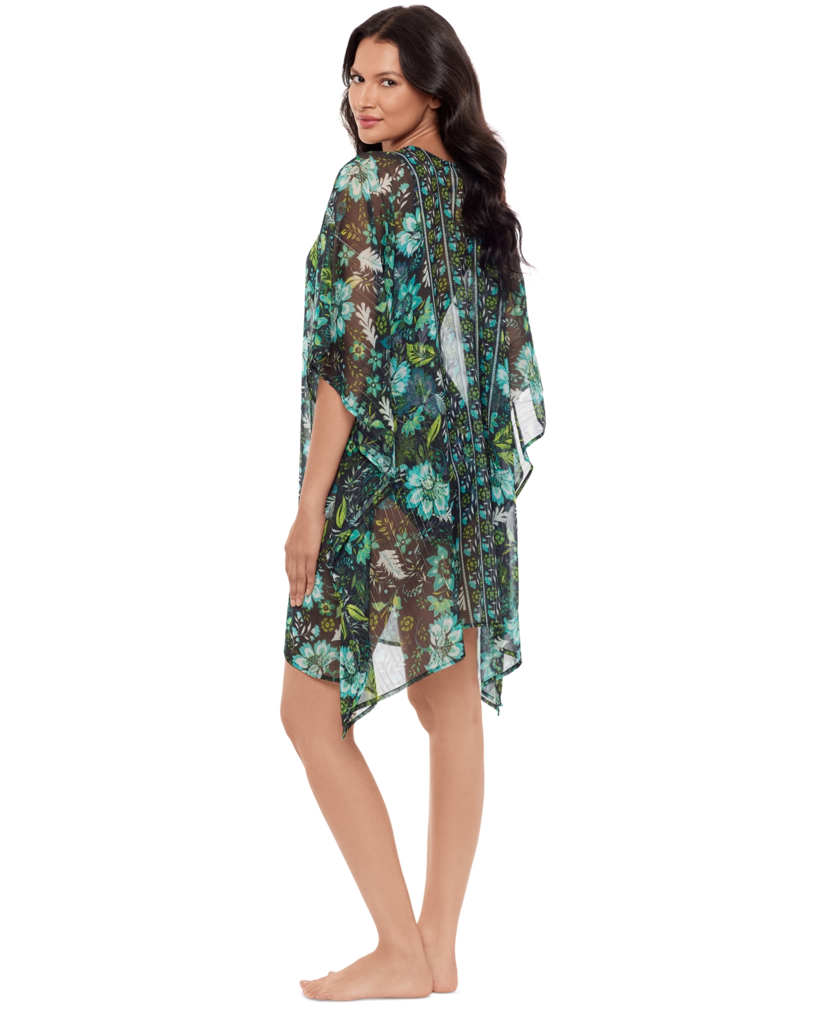 Miraclesuit ® Florica Metallic Cover-up Caftan In Multi