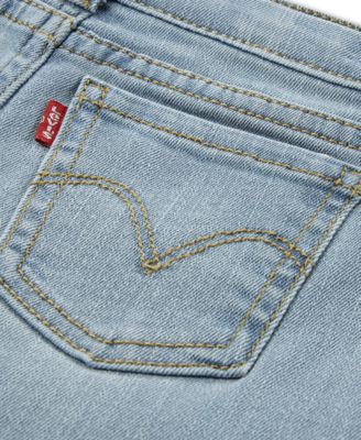 Baby Girls Butterfly-Print Peplum Top and Wide-Leg Jeans, 2 Piece Set	