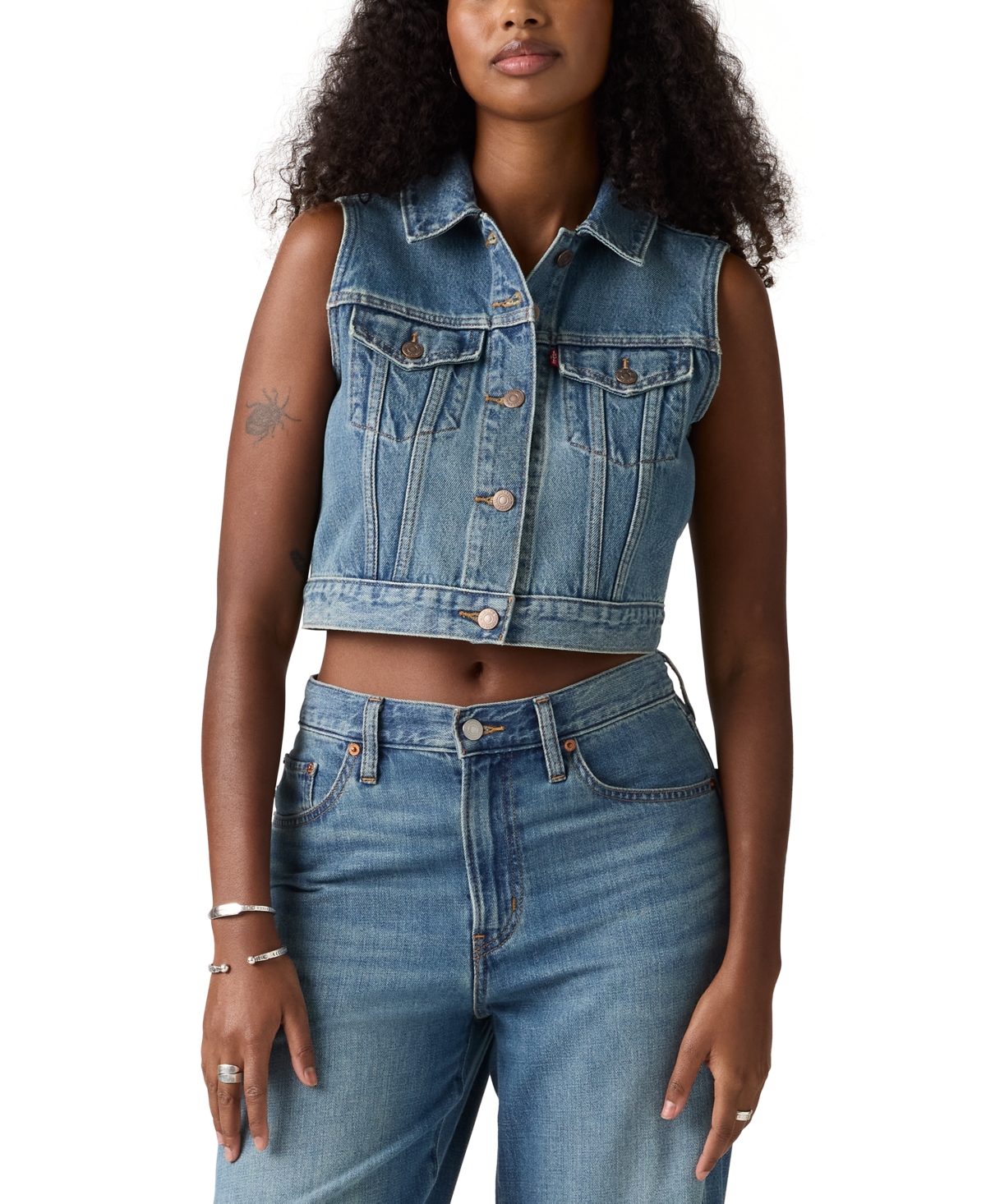 Levi's Women's Denim Trucker Vest