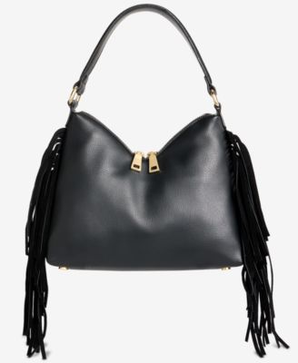 Tayviss Fringe Shoulder Bag, Exclusively at Macy's