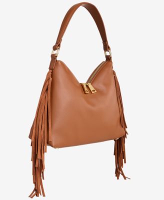 Tayviss Fringe Shoulder Bag, Exclusively at Macy's