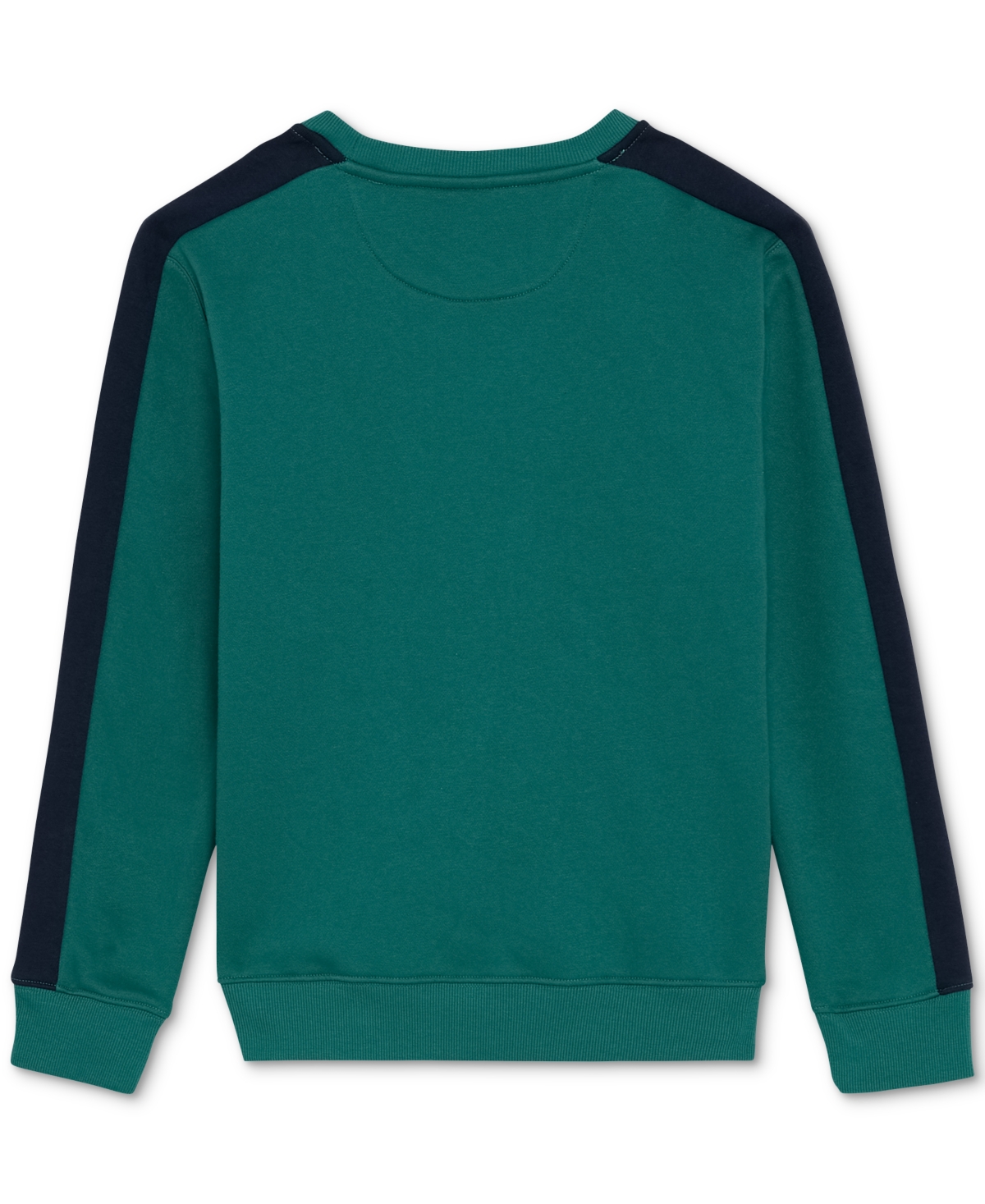 Champion Big Boys Colorblocked Crewneck Sweatshirt In Green