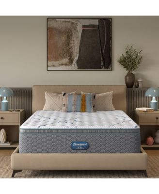 Beautyrest - Madison Avenue 14.75" Plush Pillow Top Mattress Set, Full