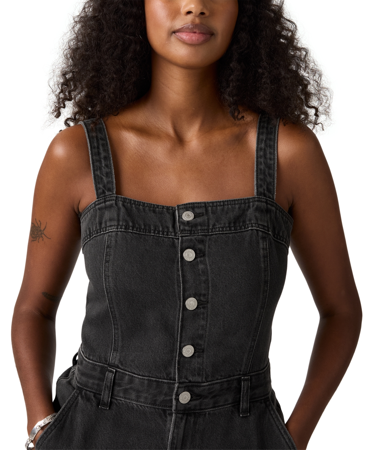 Levi's Women's Drea Cotton Denim Jumpsuit