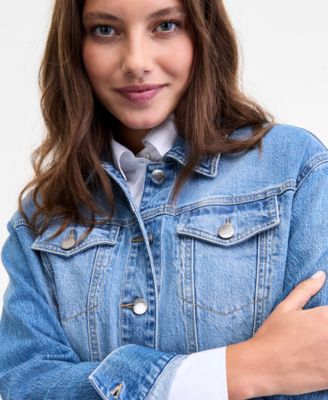 Women's Cotton Denim Trucker Jacket