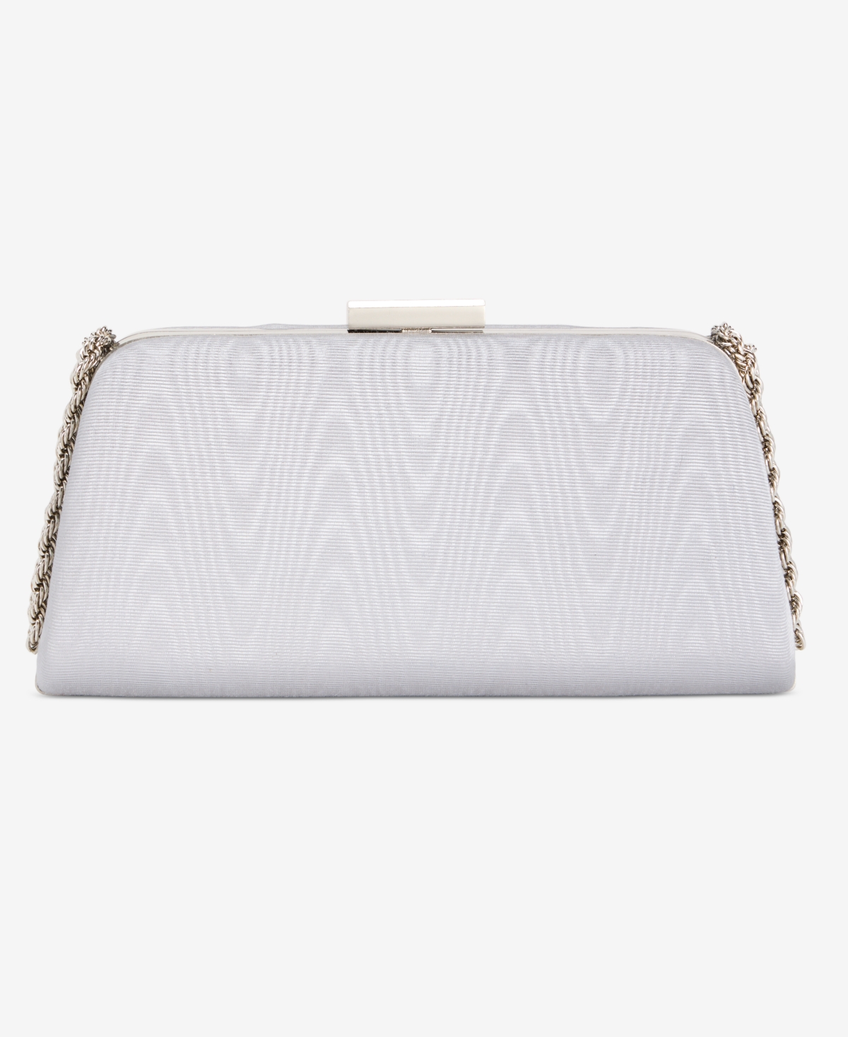 Inc International Concepts Small Twist Chain Clutch, Macy's Exclusive In Silver
