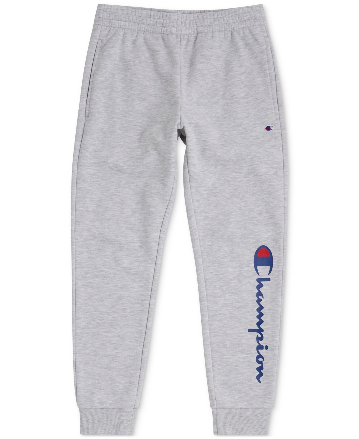 Champion Big Boys Signature Fleece Jogger Pants In Gray