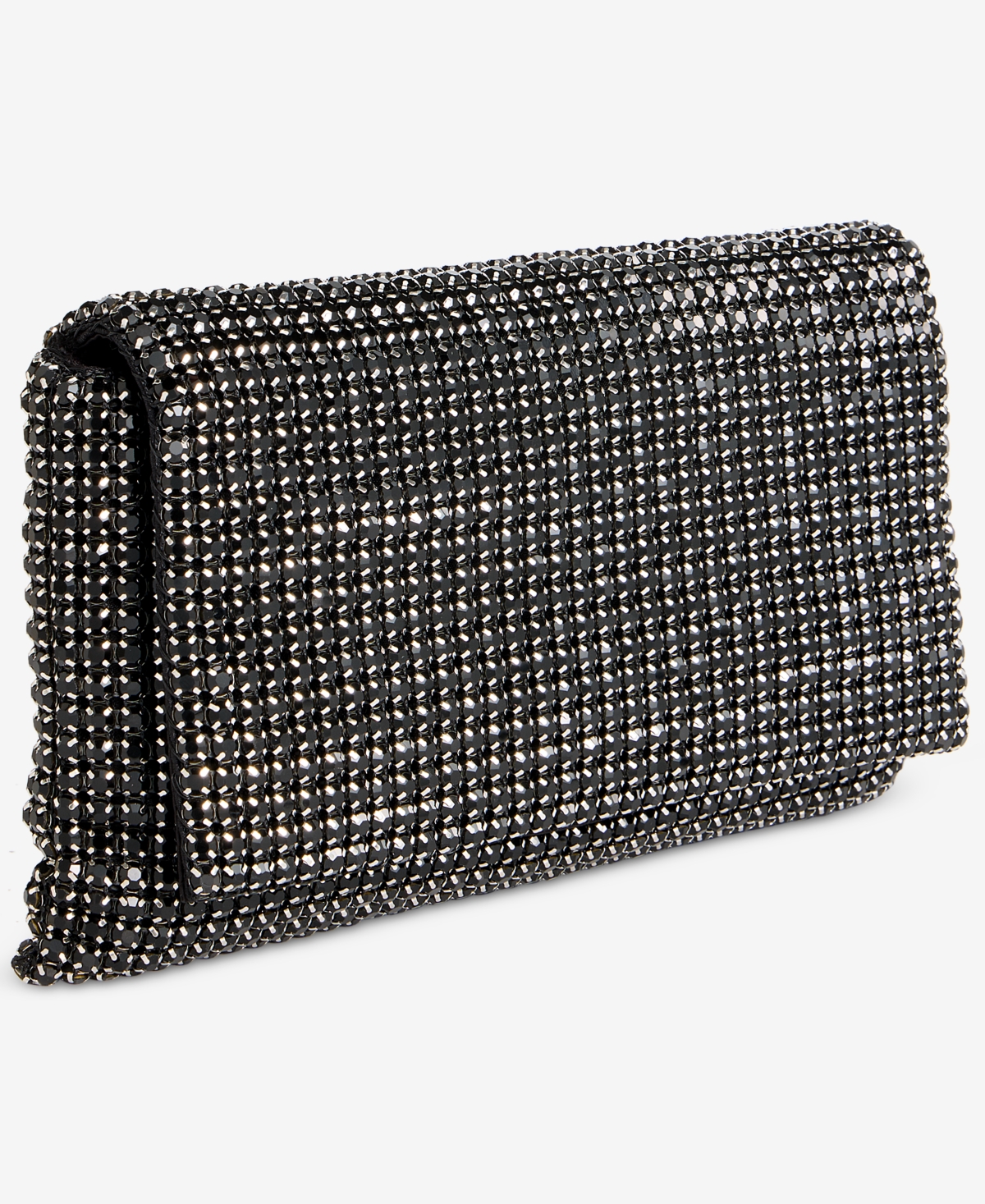 Inc International Concepts Prudence Small Diamond Mesh Crossbody, Exclusively At Macy's In Black