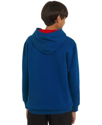 Big Boys Signature Fleece Logo Hoodie
