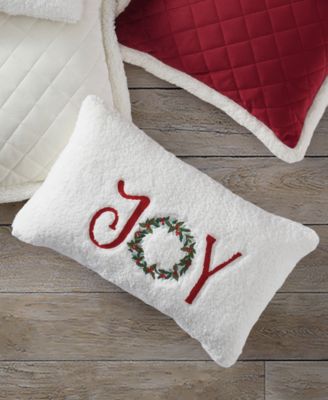 Joy Pillow Boudoir Decorative Pillow, 13" x 21"