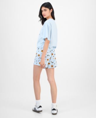 Juniors' Witchy Woodstock T-Shirt & Shorts