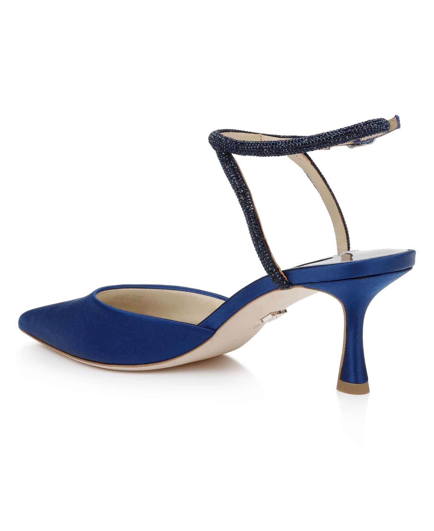Женские туфли Badgley Mischka Autumn Pointed Toe Pumps, цвет: Синий атласный — фото 3