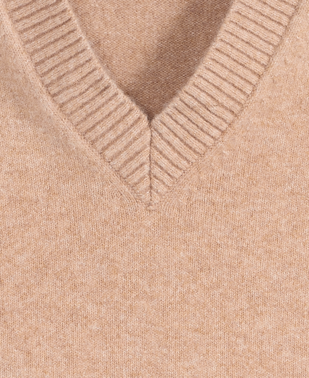 On 34th Women's V-neck Sweater Vest, Macy's Exclusive In Neutral
