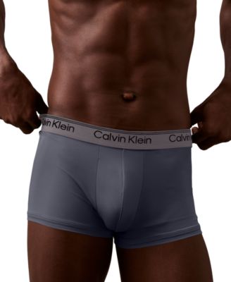 Men's 3-Pack Microfiber Stretch Low-Rise Trunk Underwear