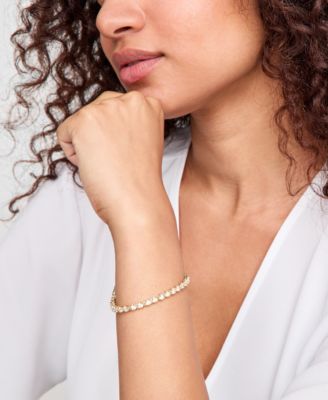 Macy's Diamond Bracelet Collection 2 3 4 Ct. T.w. 3 3 4 Ct. T.w. In 14k White Or Yellow Gold 6 1 2 To 9 In Multi