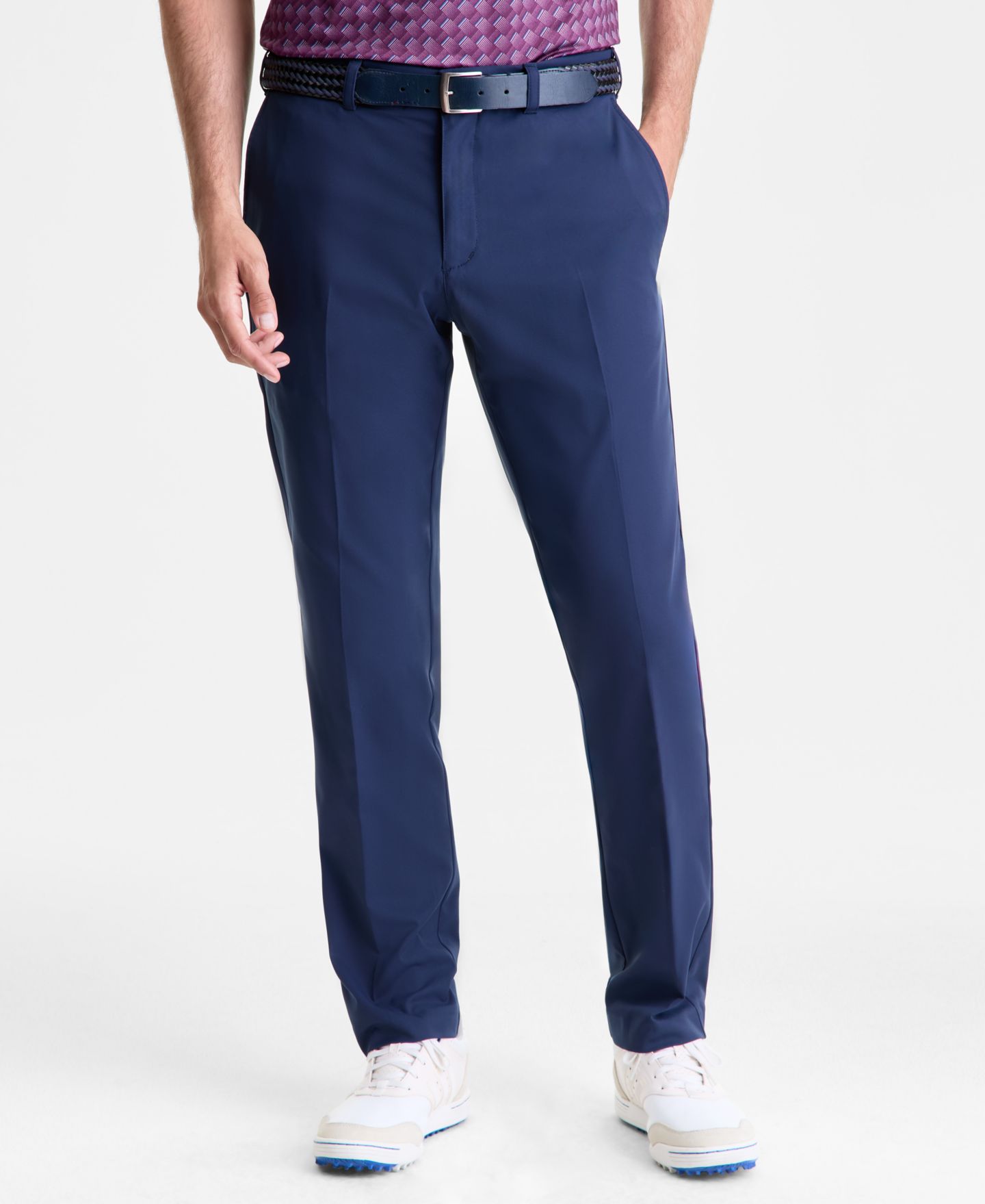 Мужские брюки PGA TOUR Moisture Wicking Active-Waistband Golf Pants, цвет: Чёрный — фото 1