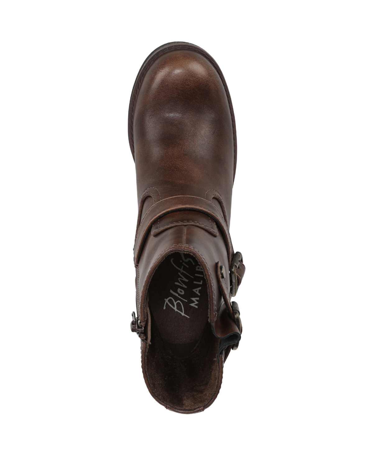 Blowfish Malibu Maeve Moto Block Heel Boot In Brown