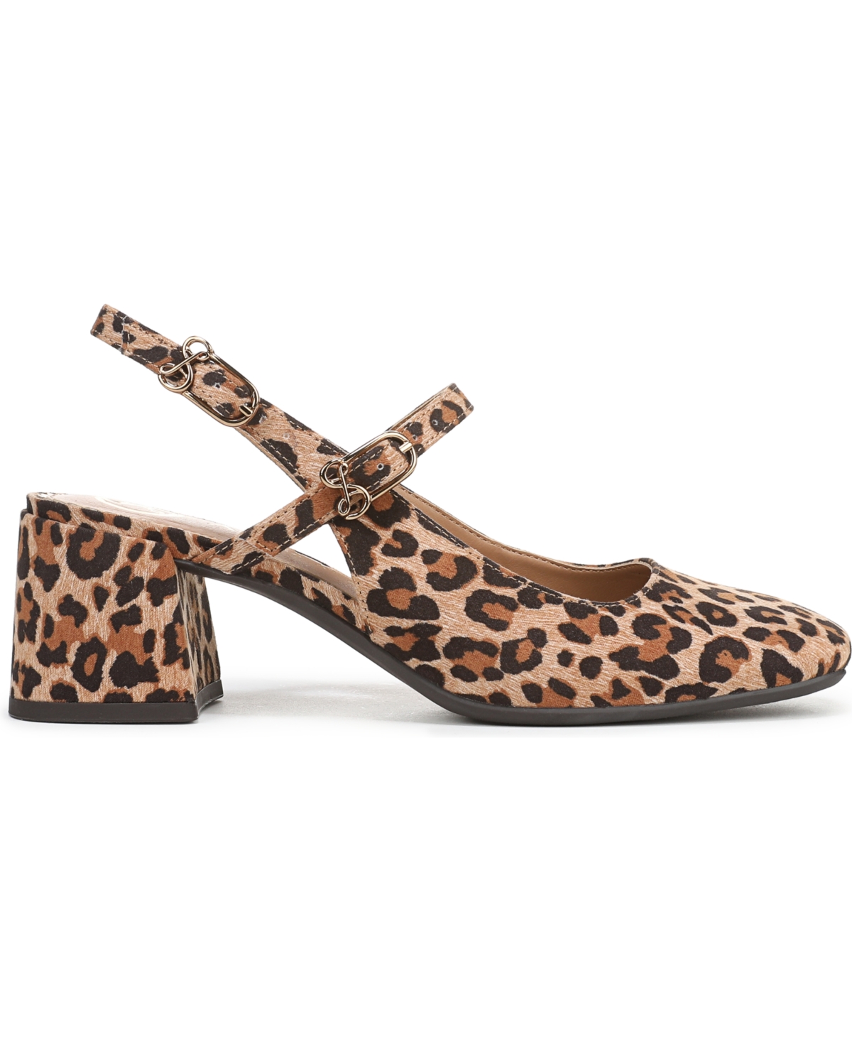 Sam & Libby Women's Grace Block Heel Slingback Mary Jane Pumps
