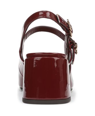 Women's Grace Block Heel Slingback Mary Jane Pumps