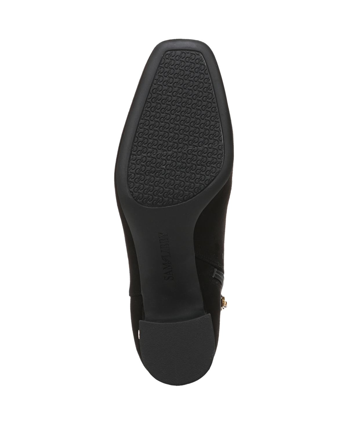 Sam & Libby Women's Yvonne Square Toe Booties In Black
