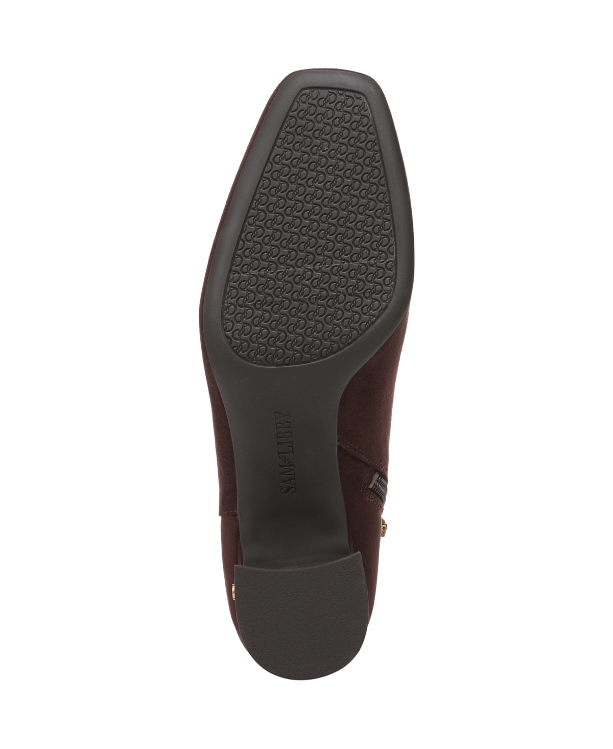 Sam & Libby Women's Yvonne Square Toe Booties In Brown