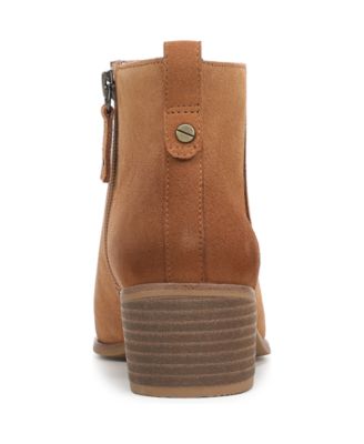 Women's Anya Stacked Block Heel Zip Short Boots