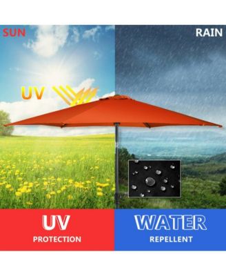 9 feet Outdoor Market Patio Table Umbrella Push Button Tilt Crank Lifeet